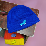 Gerippte Dackel Beanie