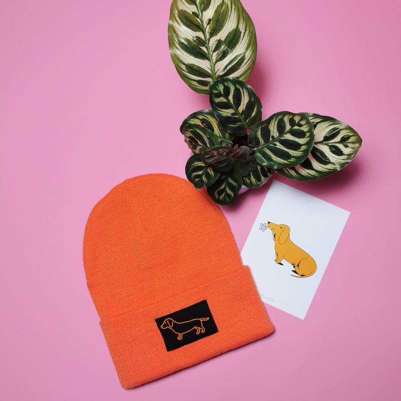 Dackel-Beanie new