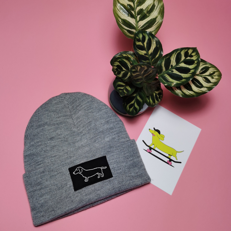 Dackel-Beanie new