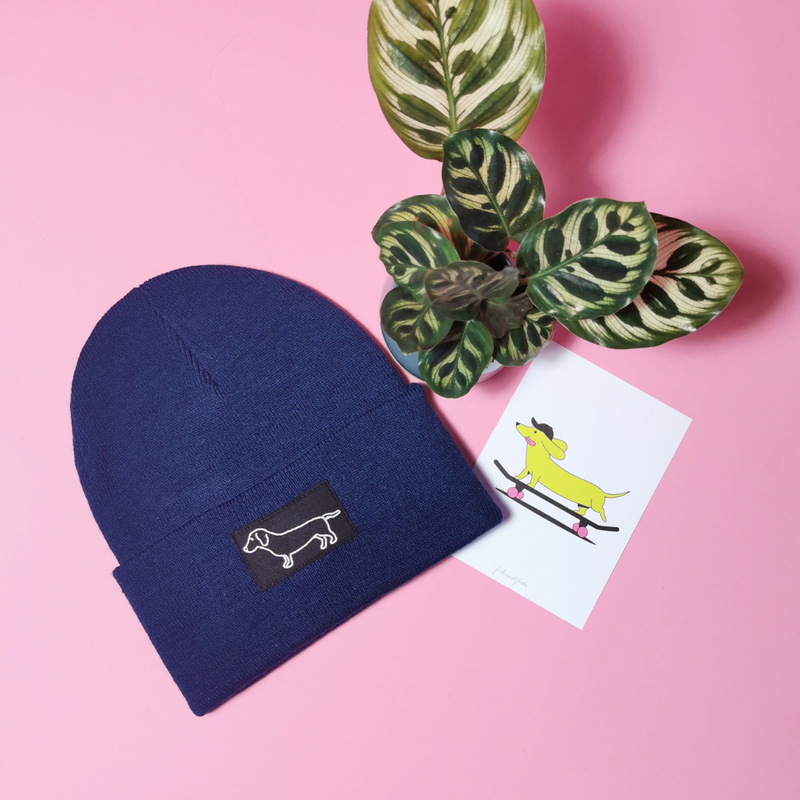 Dackel-Beanie new