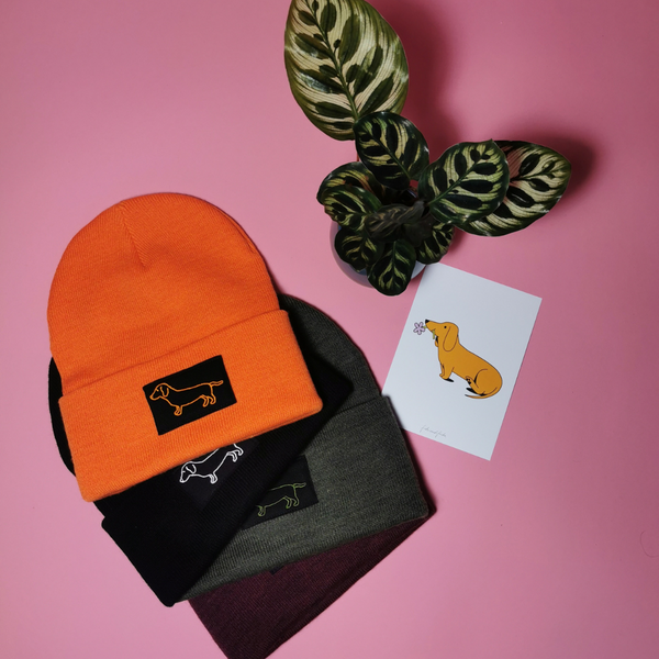 Dackel-Beanie new