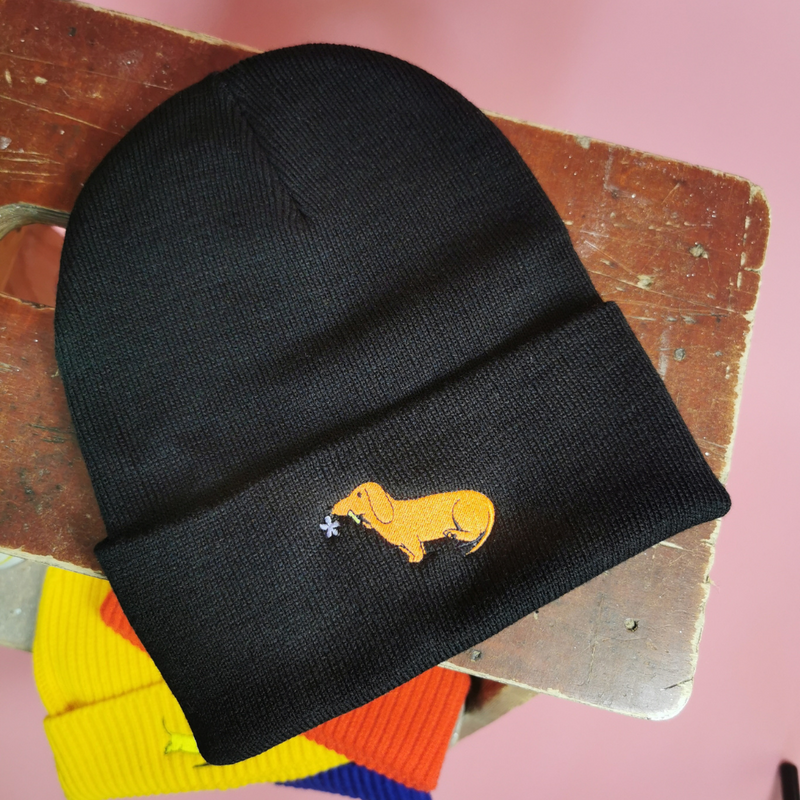 Dackel-Beanie new